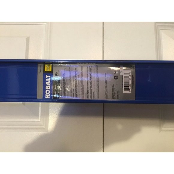 New Kobalt 48” I-Beam Level  High Grade Aluminum Box Beam  Anti Shock End‎ Caps - Picture 5 of 6